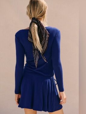 9076. Free People Good Feels Mini Dress